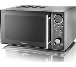 SWAN  SM3080N Solo Microwave - Silver